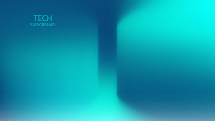 Abstract background. Green Blue Colour Gradient. Vertical line. Monitor display tech wallpaper. Glowing and reflect neon light. Future technology.