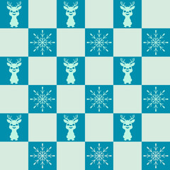 Seamless Christmas digital paper. Printable fabric design