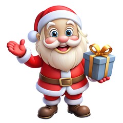 santa claus with gifts