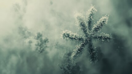 An image of PM 2.5 dust particles floating in the air under a microscope, showing how these tiny pollutants easily penetrate respiratory systems.