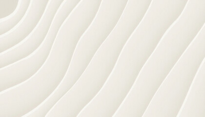 Obraz premium Minimalist wave pattern background in beige and white on gray