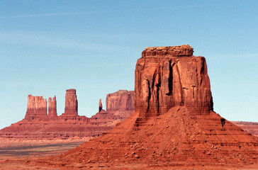 Red rocks and landscapes of Monument Valley