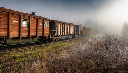 Obraz premium train on the railway