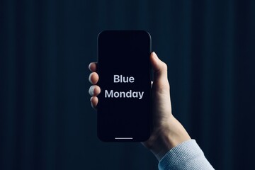 hand holding smartphone