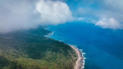 Breathtaking coastal view of Jialeshuei in Taiwan showcasing lush greenery and azure waters