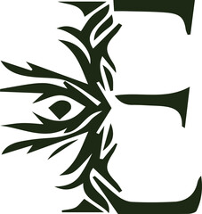 Alphabet art color signs letters design