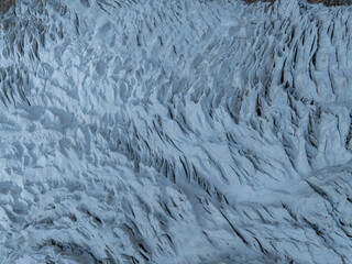 Beautiful high altitude hanging glacier in Tibet, China