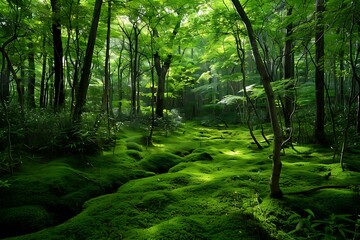 Obraz premium path in the forest