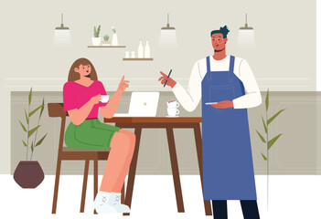 Restaurant Concept Illustration