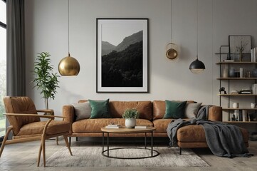 frame_mockup_living_room_poster_wall_mockup