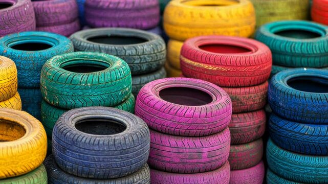 stack of tires