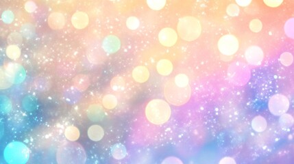 Obraz premium Ethereal Pastel Holographic Gradient Background