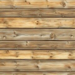 Naklejka premium A close-up view of wooden planks with a natural finish, showcasing texture and grain.