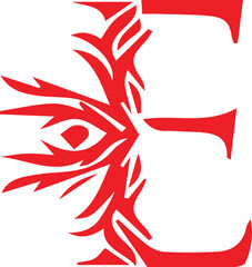 English Alphabet Beautiful Icon and Colorful Design