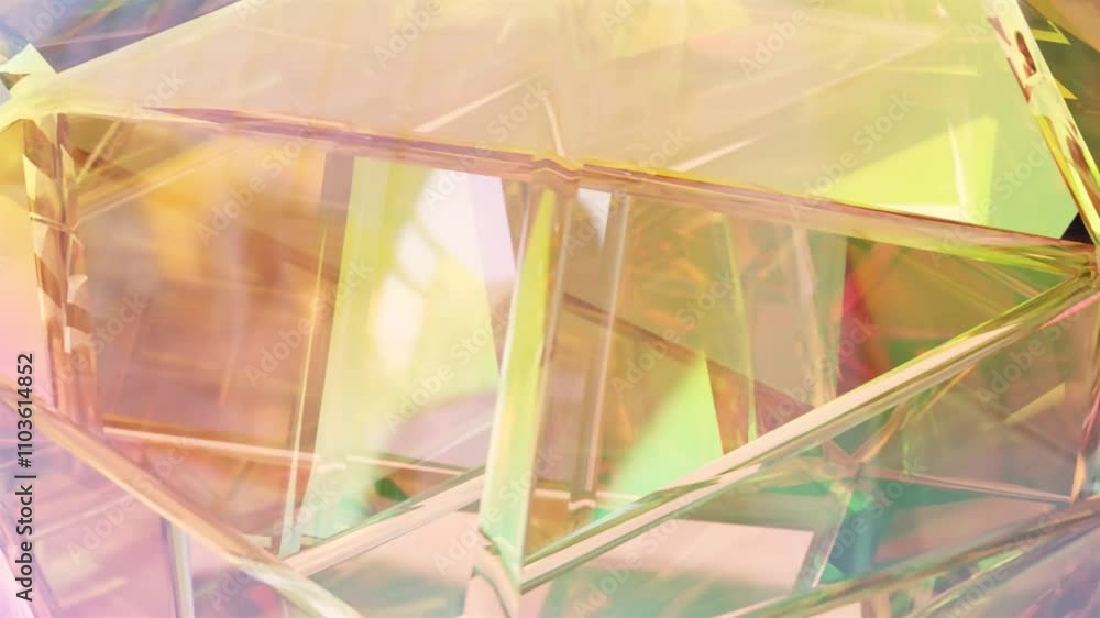 Poster modern background with polygonal crystals. a geometric gem surface designed in abstract 3d. diamond 