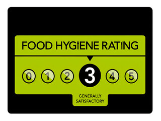 Food Hygiene Rating 3 - GENERALLY SATISFACTORY, from The United Kingdom Food Standards Agency