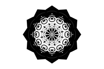 Artistic Mandala Illustration Featuring Concentric Layers and Meditative Aesthetic
