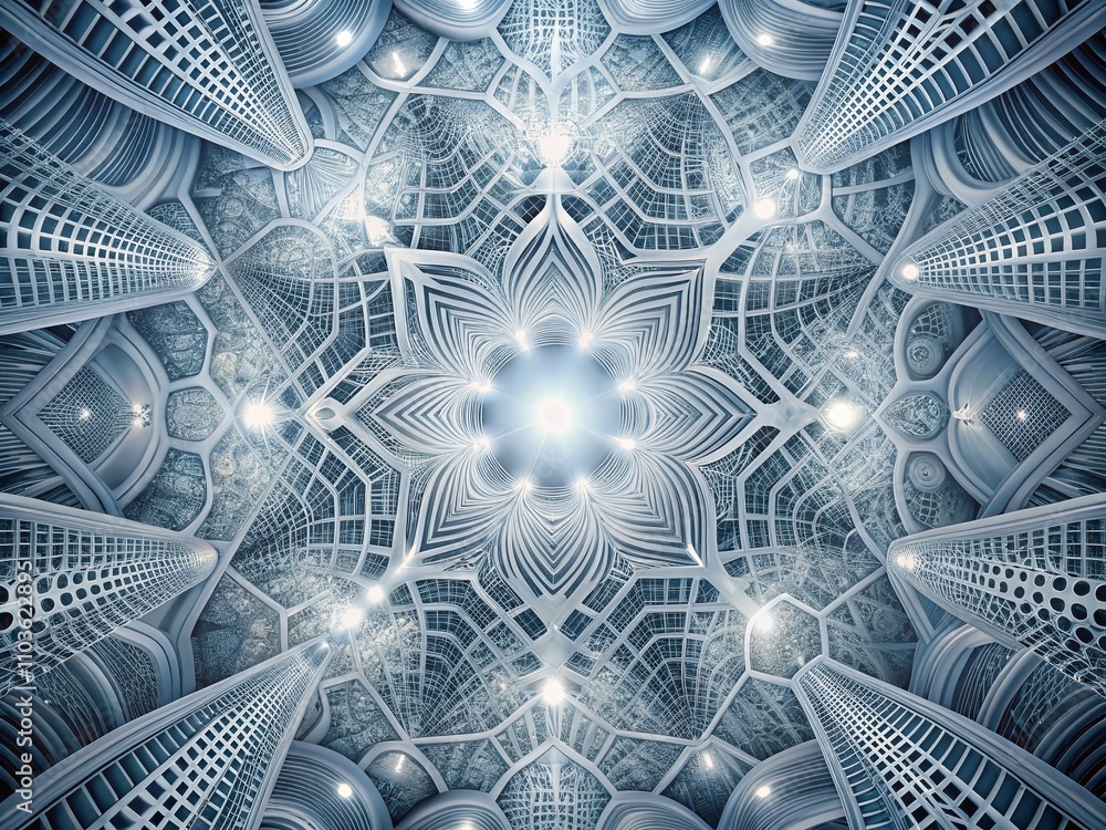 Poster gray and white abstract background with technological lines for creative design space, minimalist pa
