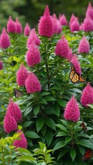Butterfly Bush Flowering shrub known for attracting butterflies with its fragrant blooms