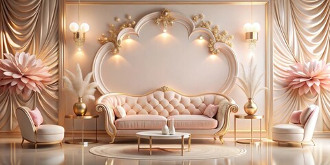 Luxury concept background in soft color style, luxury, elegant, sophisticated, chic, high-end, posh, glamorous, upscale