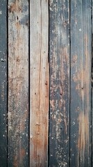 Obraz premium Aged Wooden Planks Texture - Rustic Wall Detail