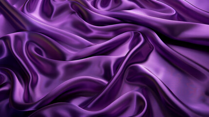 Obraz premium Vibrant Purple Silk with Luxurious Folds
