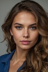 Naklejka premium beautiful_young_woman