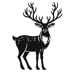 Reindeer silhouette.