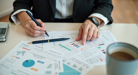business people working together in office