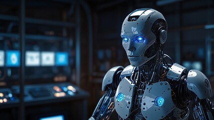 robot artificial intelligence.