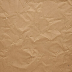 Fototapeta premium abstract crumpled and creased brown paper texture background
