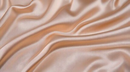 Luxurious blush pink silk fabric with soft, flowing drapes. Elegant and smooth texture, perfect for fashion, beauty, or luxury backgrounds.