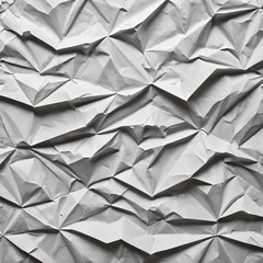 Fototapeta premium white crumpled and creased glued wrinkled paper poster texture background