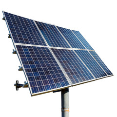 solar panel on transparent background