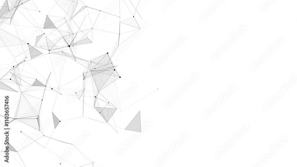Poster cyber network connection structure. technology connect big data. vector science background. business