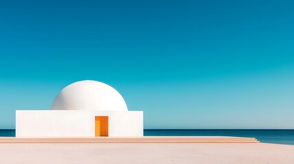 A hyper realistic image of a stunning and unique architectural masterpiece 