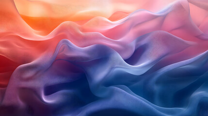 Subtle layers of translucent colors melting seamlessly into one another.