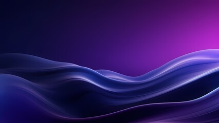 Smooth flowing waves with a textured satin and silk pattern in shades of blue and purple, creating a dynamic and artistic backdrop with curved lines and soft motion