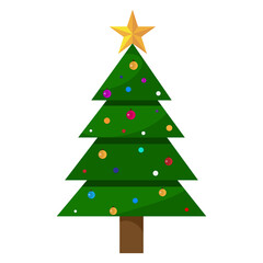 christmas tree isolated