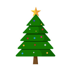 green christmas tree