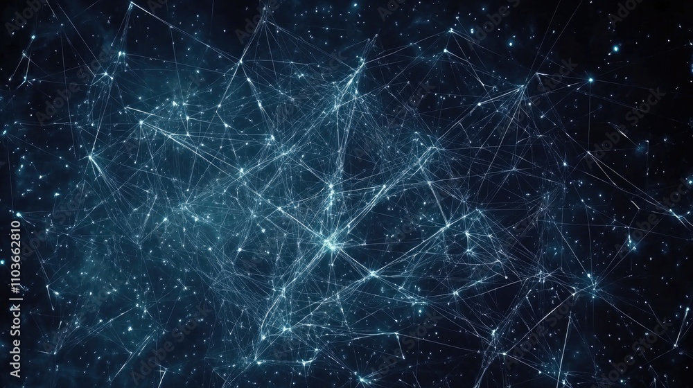 Poster innovative visualization of secure federated learning network with interconnected data nodes and glo