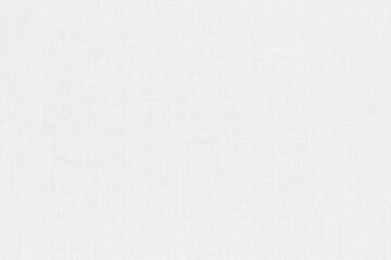 White linen fabric cloth texture for background, natural textile pattern.