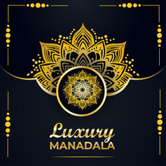 Creative Luxury Mandala Design Template