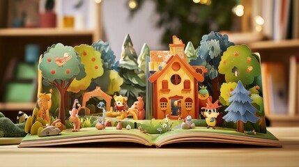 Enchanted Pop-up Book: A Whimsical Forest Adventure