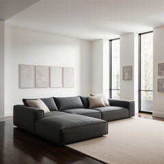 Serene and Sophisticated Modern Living Room Design