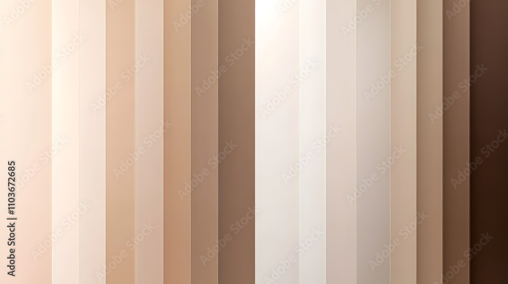 Poster abstract background with vertical stripes in various shades of beige, brown, and off-white. a subtle