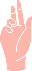 Obraz premium Hand Gesture Illustration