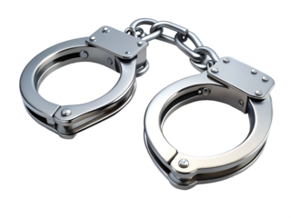 handcuffs isolated on white