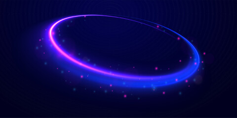 Light cool whirlwind. Vector sparkle, png, effect, wave,neon,line. Abstract circle, white color glowing lines background. Curve white line light effect. 