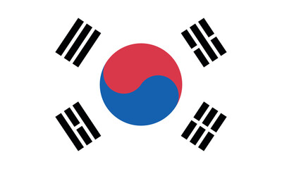 National flag of South Korea